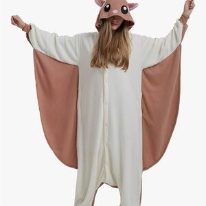 Flying Squirrel Hooded Onesie